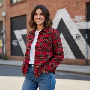 VERMONT COUNTRY STORE Pajama Top. Size Medium? (See pics with Measuremen…